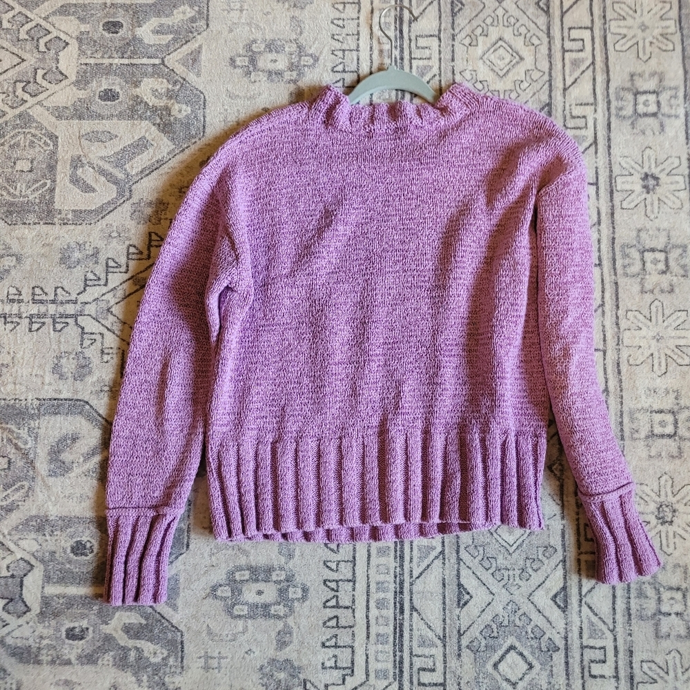 J. Crew women's size Medium Lavender Sweater - Picture 2 of 3